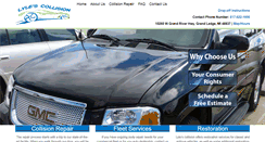 Desktop Screenshot of lylescollision.com